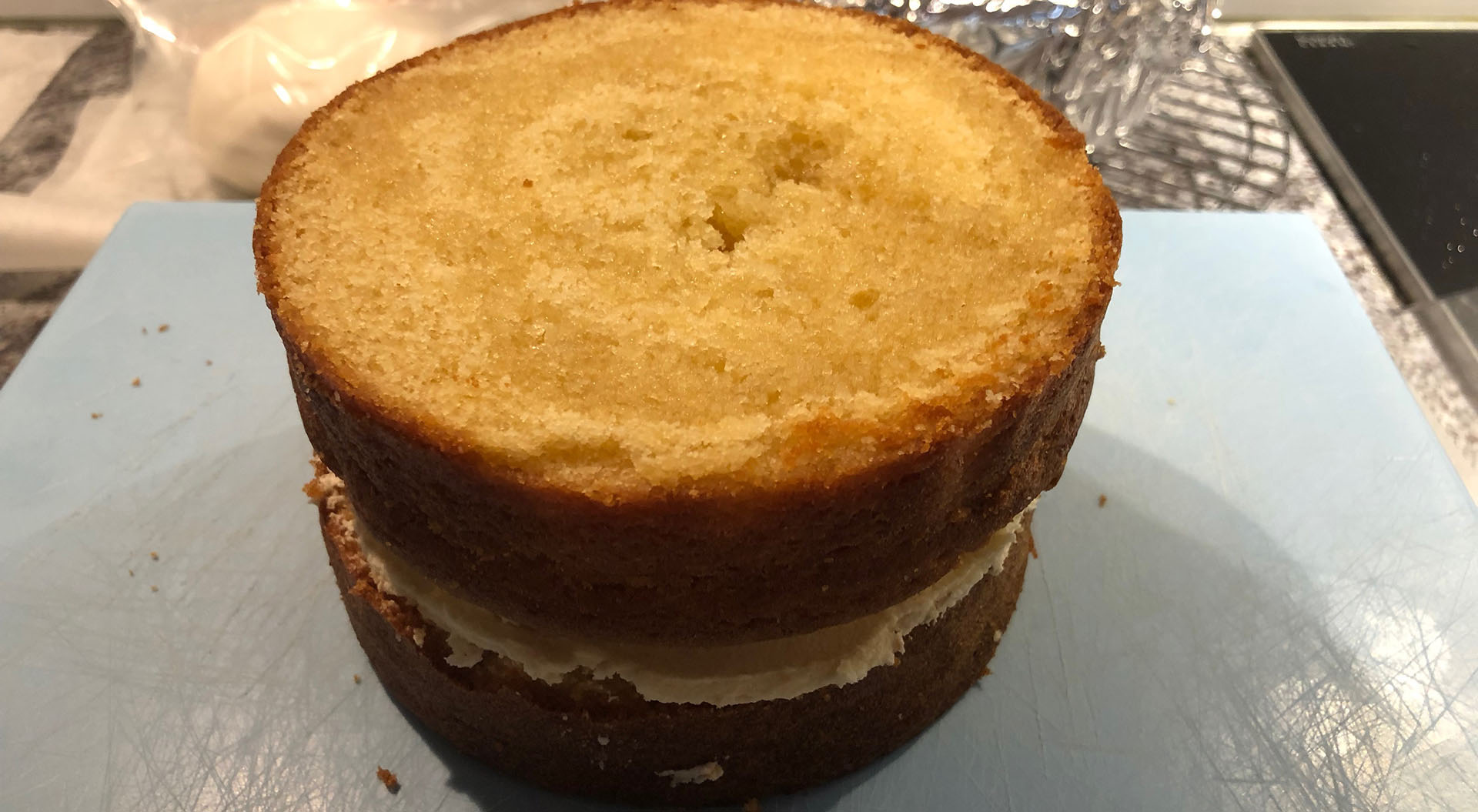 Simple Syrup soaked cake